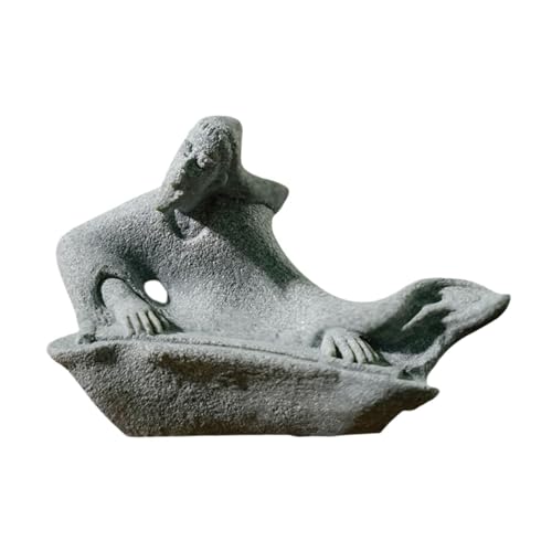 LOVIVER Traditionelle chinesische Figur Statue Skulptur Fisch Tank Landschaft Display Indoor Bonsai Dekoration Ornament DIY Dekor, Alter Mann mit Zither LOVIVER Traditionelle chinesische Figur Statue Skulptur Fisch Tank Landschaft Display Indoor Bonsai Dekoration Ornament DIY Dekor, Alter Mann mit Zither von LOVIVER