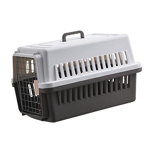 LOVIVER Tragbare Hartschalen-Transportbox für Haustiere, Transportbox, Organizer, Käfig, Heimtierbedarf, Kiste, Hunde-Reisehütte für Katzen, Reise im, Leichter Kaffee LOVIVER Tragbare Hartschalen-Transportbox für Haustiere, Transportbox, Organizer, Käfig, Heimtierbedarf, Kiste, Hunde-Reisehütte für Katzen, Reise im, Leichter Kaffee von LOVIVER