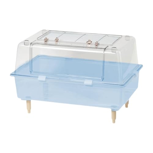 LOVIVER Transparenter Hamsterkäfig, transparente Hamster-Lebensraumbox, kaufestes, Oben zu öffnendes Haustiergehege, Hamsterhaus, Kurzkopfgleitbeutler, Igel, Blau LOVIVER Transparenter Hamsterkäfig, transparente Hamster-Lebensraumbox, kaufestes, Oben zu öffnendes Haustiergehege, Hamsterhaus, Kurzkopfgleitbeutler, Igel, Blau von LOVIVER