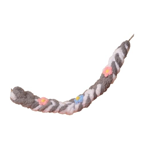 LOVIVER Vogel Seil Barsch Zuckergleiter Kletterseil Haustier Versorgung Papagei Kletterspielzeug, Papageienständer für Cockatiels, Wellensittiche, Grau-weiß LOVIVER Vogel Seil Barsch Zuckergleiter Kletterseil Haustier Versorgung Papagei Kletterspielzeug, Papageienständer für Cockatiels, Wellensittiche, Grau-weiß von LOVIVER