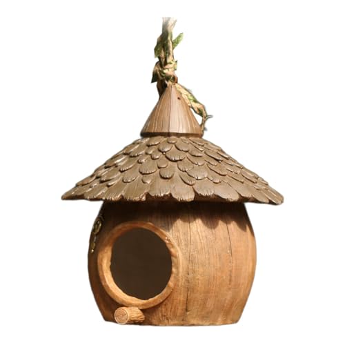 LOVIVER Vogelhaus für draußen, Vogelschutz, kreativ für Garten, Vogelzuchtbox für Innenhof, Hinterhof, Outdoor, Papagei, Kokosnussform LOVIVER Vogelhaus für draußen, Vogelschutz, kreativ für Garten, Vogelzuchtbox für Innenhof, Hinterhof, Outdoor, Papagei, Kokosnussform von LOVIVER