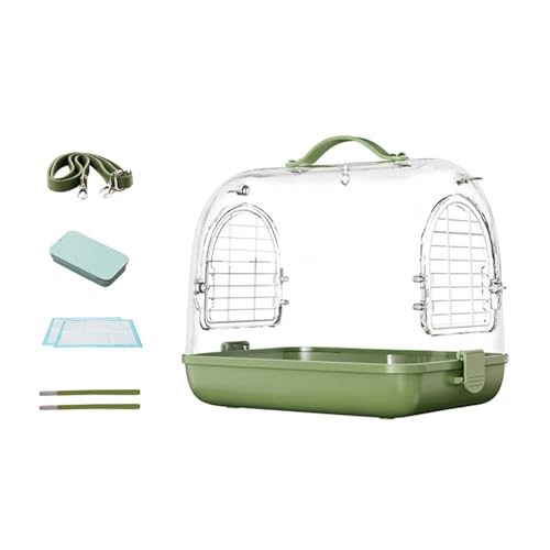LOVIVER Vogelkäfig-Tasche, Leichter Vogelträger, atmungsaktiver Acryl-Vogelkäfig, Hamsterkäfig für Nymphensittiche, Wellensittiche, Vögel, Klares Grün LOVIVER Vogelkäfig-Tasche, Leichter Vogelträger, atmungsaktiver Acryl-Vogelkäfig, Hamsterkäfig für Nymphensittiche, Wellensittiche, Vögel, Klares Grün von LOVIVER