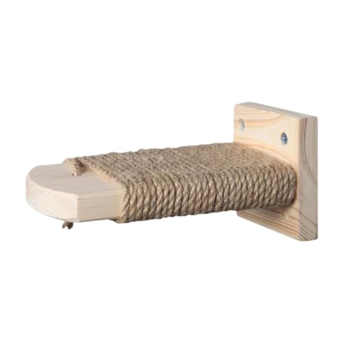 LOVIVER Wandmontierte Katzenregal Katze Kletterleiter Moderne Indoor -Aktivität Kratzpost Kätzchen Wandmöbel für Katzen Kätzchen, L von LOVIVER