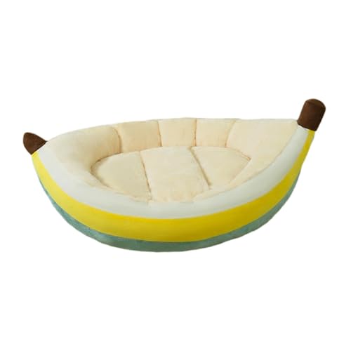 LOVIVER Warmes Hundebett, Katzenbett, Bananenmotiv, atmungsaktiv, waschbar, bequem, weich, für alle Jahreszeiten, Haustierbett, Welpenunterlage, S LOVIVER Warmes Hundebett, Katzenbett, Bananenmotiv, atmungsaktiv, waschbar, bequem, weich, für alle Jahreszeiten, Haustierbett, Welpenunterlage, S von LOVIVER