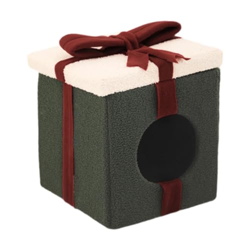 LOVIVER Weihnachtskatzenhaus in Form Einer Weihnachtshöhle, waschbar, warmes Höhlennest, Haustier-, Katzenwohnungen, Katzenversteck für Kätzchen, GrÜn LOVIVER Weihnachtskatzenhaus in Form Einer Weihnachtshöhle, waschbar, warmes Höhlennest, Haustier-, Katzenwohnungen, Katzenversteck für Kätzchen, GrÜn von LOVIVER