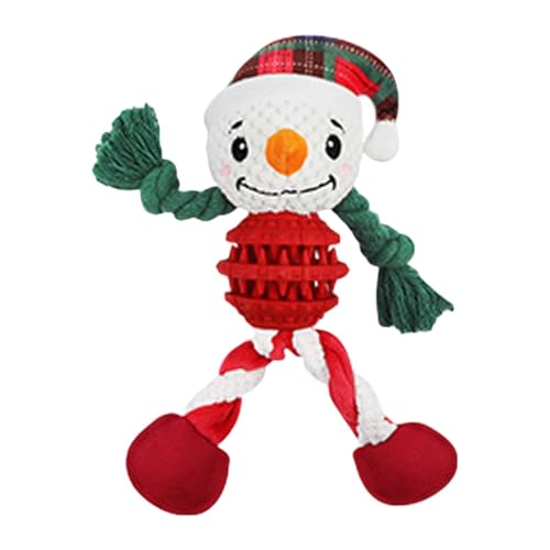 LOVIVER Weihnachtsplüschtierspielzeug für Haustiere, Haustiergeschenk, Apportierspiele, Mehrzweck-Weihnachtshundespielzeug, Kauspielzeug für Haustiere zum, Weihnachtsschneemann LOVIVER Weihnachtsplüschtierspielzeug für Haustiere, Haustiergeschenk, Apportierspiele, Mehrzweck-Weihnachtshundespielzeug, Kauspielzeug für Haustiere zum, Weihnachtsschneemann von LOVIVER