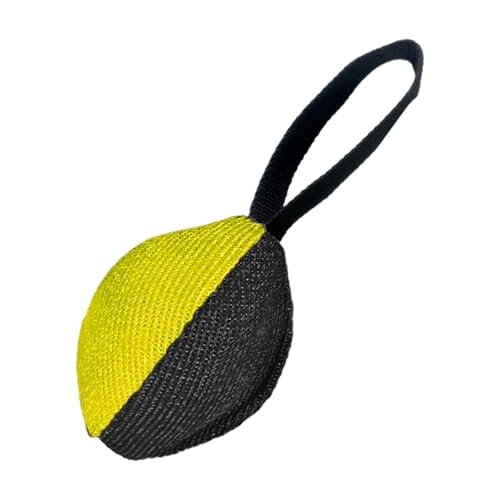 LOVIVER Zerrball für Hunde, beißtraining, Robustes, tragbares Bereicherungsspielzeug, interaktives Hundeballspielzeug zum Jagen, entspannendes Haustierzubehör, Schwarz Gelb LOVIVER Zerrball für Hunde, beißtraining, Robustes, tragbares Bereicherungsspielzeug, interaktives Hundeballspielzeug zum Jagen, entspannendes Haustierzubehör, Schwarz Gelb von LOVIVER