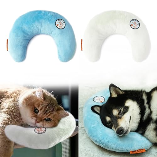 LOVMIOAW Kissen für Katzen, U-förmiges Half-Donut-Katzen-Nackenkissen, tiefer Schlaf, flauschig und gemütlich, beruhigendes Spielzeug, Gelenkentlastung, Schlafverbesserung, maschinenwaschbar LOVMIOAW Kissen für Katzen, U-förmiges Half-Donut-Katzen-Nackenkissen, tiefer Schlaf, flauschig und gemütlich, beruhigendes Spielzeug, Gelenkentlastung, Schlafverbesserung, maschinenwaschbar von LOVMIOAW