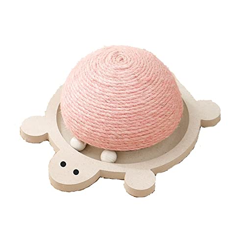 LOWLIU Katzenkratzspielzeug für Katzen, Katzenkratzspielzeug, Sisal-Kratzbrett für Katzen, Kätzchen, Matte, Kratzbaum, Kratzbaum (Farbe: Rosa) von LOWLIU