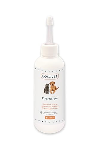 LOXOVET - Ohrenreiniger für Hunde und Katzen, Zur Ohrreinigung, Gegen Ohrenschmalz, Schmutz, Milben und Schlechten Geruch, Lindert Juckreiz und Beugt Entzündungen Vor, 100ml LOXOVET - Ohrenreiniger für Hunde und Katzen, Zur Ohrreinigung, Gegen Ohrenschmalz, Schmutz, Milben und Schlechten Geruch, Lindert Juckreiz und Beugt Entzündungen Vor, 100ml von LOXOVET