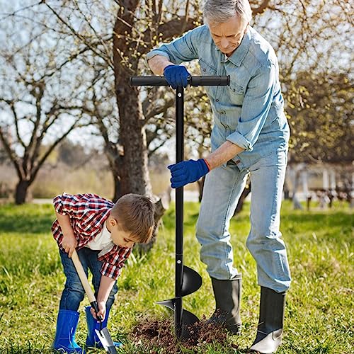LOYEMAADE 6" Bohrer Bit,Handerdbohrer Manuelle Spiralbohrer Garten Handbohrer Erdbohrer Erdlochbohrer Pfahl Loch 150mm,Einstellbare Höhe,Bodenlockerung, Bepflanzung von Gärten LOYEMAADE 6" Bohrer Bit,Handerdbohrer Manuelle Spiralbohrer Garten Handbohrer Erdbohrer Erdlochbohrer Pfahl Loch 150mm,Einstellbare Höhe,Bodenlockerung, Bepflanzung von Gärten von LOYEMAADE