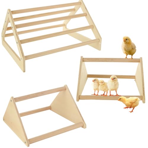 LOYORTY 3 x 2 Holz-Küken-Sitzstangen, Küken-Roosting Bar für Bruter, aus Holz, dicke Hahnstange für Stall und Brutstätte, für Babyküken, Hühnerstall, Brutstätte LOYORTY 3 x 2 Holz-Küken-Sitzstangen, Küken-Roosting Bar für Bruter, aus Holz, dicke Hahnstange für Stall und Brutstätte, für Babyküken, Hühnerstall, Brutstätte von LOYORTY