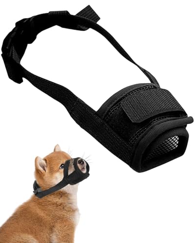 LOZTBUE 1 Stück Kurzer Maulkorb für kleine und mittlere Hunde, Chihuahua Shih Tzu Anti-Biss Maulkorb,Geeignet für Hunde mit einem Maulumfang von 12-15cm LOZTBUE 1 Stück Kurzer Maulkorb für kleine und mittlere Hunde, Chihuahua Shih Tzu Anti-Biss Maulkorb,Geeignet für Hunde mit einem Maulumfang von 12-15cm von LOZTBUE