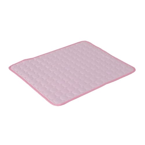 LPNGTNG Kühlmatte für Hunde, Sommer, Kühlbett, extra groß für kleine und große Hunde, Haustierzubehör, Katze, strapazierfähige Decke, Sofa, Katze, Eiskissen-Decke (Rosa, XL 100 x 75 cm) von LPNGTNG