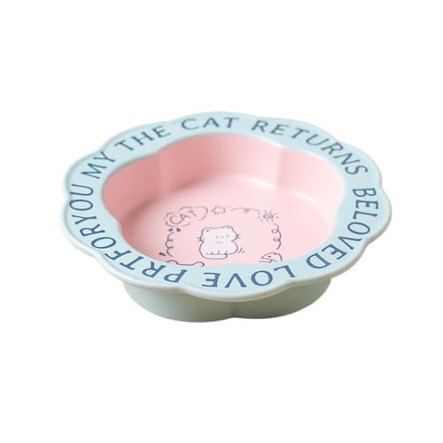 Lacy Katzennapf, Anti-schwarzes Kinn, Katzen-Dosenfutter, Keramik, Hundefutter, Wassernapf für Katzen, Katzennapf, Ablage (A-03) von LPNGTNG