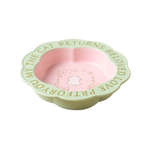 Lacy Katzennapf, Anti-schwarzes Kinn, Katzen-Dosenfutter, Keramik, Hundefutter, Wassernapf für Katzen, Katzennapf, Ablage (A-04) von LPNGTNG