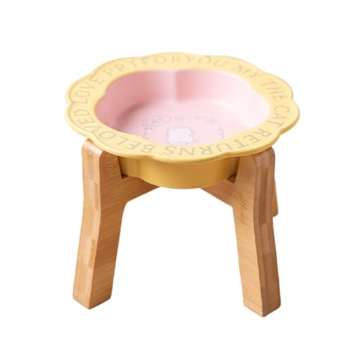 Lacy Katzennapf, Anti-schwarzes Kinn, Katzen-Dosenfutterschale, Keramik, Hundefutter, Wassernapf für Katzen, Katzennapf, Rack(B-05) von LPNGTNG