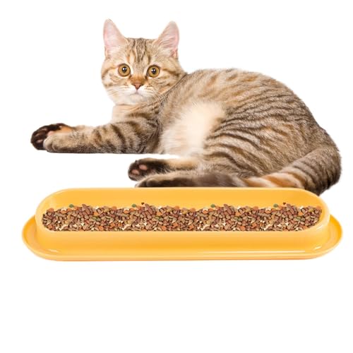 Erhöhte Katze, lange Futterschale für Haustiere, 15 Grad abgewinkelter Teller, lange Futterschale, Wasser- und Futternapf, Haustierbedarf, erhältlich für Katzen und Erhöhte Katze, lange Futterschale für Haustiere, 15 Grad abgewinkelter Teller, lange Futterschale, Wasser- und Futternapf, Haustierbedarf, erhältlich für Katzen und von LPORF