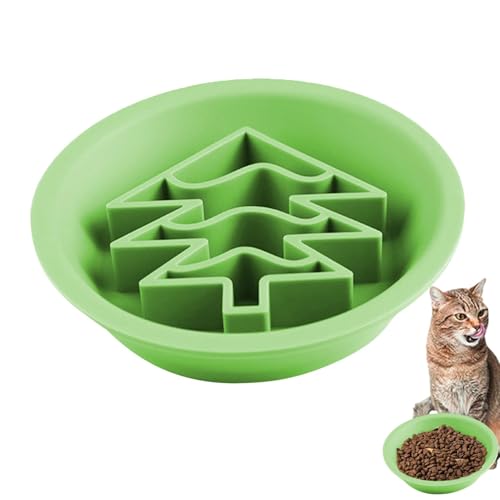 Futterstation für Hunde mit langsamer Fütterung, Futternapf für Hunde, Katzenfutter aus Silikon für Weihnachten | Futter für Haustiere, doppelseitiges Geschirr für Futterstation für Hunde mit langsamer Fütterung, Futternapf für Hunde, Katzenfutter aus Silikon für Weihnachten | Futter für Haustiere, doppelseitiges Geschirr für von LPORF