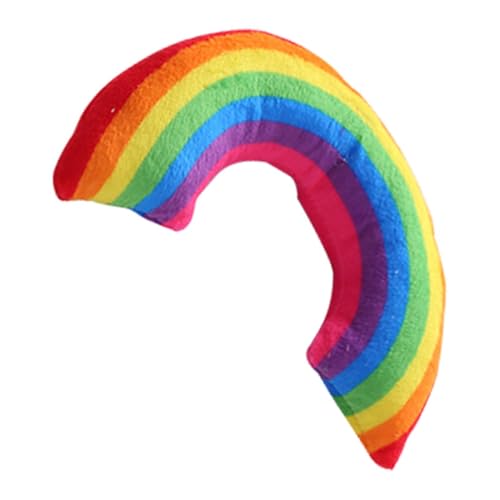 LPORF Katzenspielzeug – buntes Regenbogen-Katzenspielzeug mit Katzen, Kissen, weiches Plüsch, Beiß- und Kauspielzeug für Kätzchen, Innenkissen und LPORF Katzenspielzeug – buntes Regenbogen-Katzenspielzeug mit Katzen, Kissen, weiches Plüsch, Beiß- und Kauspielzeug für Kätzchen, Innenkissen und von LPORF