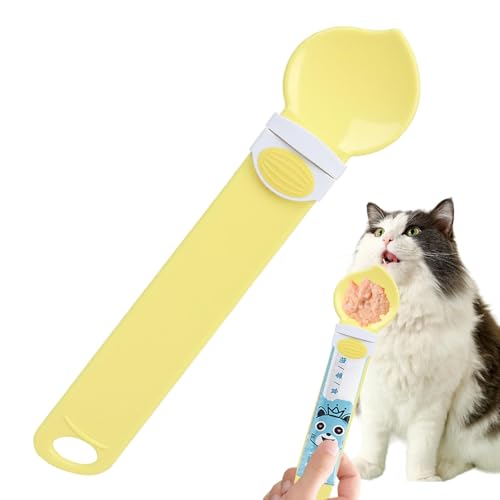 Löffel mit Band in Form einer Katzenklaue, waschbares Futtermittel für Haustiere, Futterlöffel, Collatio-Werkzeug Löffel mit Band in Form einer Katzenklaue, waschbares Futtermittel für Haustiere, Futterlöffel, Collatio-Werkzeug von LPORF