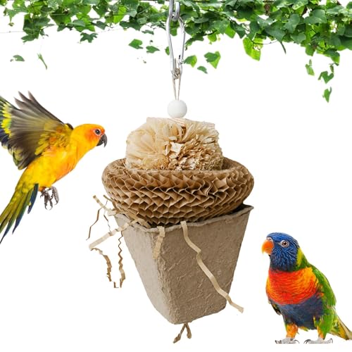 Vogelschredder-Spielzeug | Papageienkauspielzeug aus Papier | Niedliches vielseitiges Vogelspielzeug, lustiges Kauspielzeug für Bewegung, Erkundung, Entspannung, Spielen Vogelschredder-Spielzeug | Papageienkauspielzeug aus Papier | Niedliches vielseitiges Vogelspielzeug, lustiges Kauspielzeug für Bewegung, Erkundung, Entspannung, Spielen von LPORF