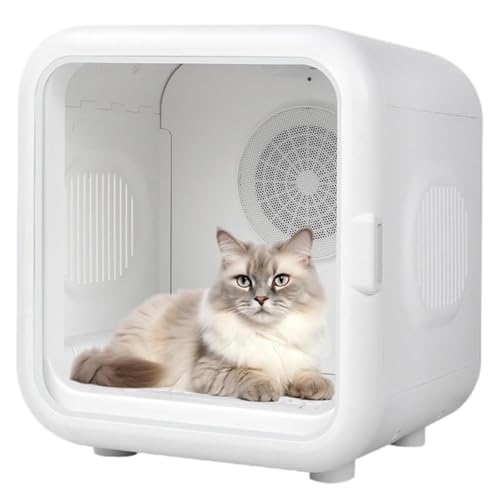 LPUYTJHI Tragbarer 62-Liter-Trockner for Haustiere, 360 ° effiziente, automatische und leise Box mit intelligenter Temperaturregelung, Welpentrockner for Tierhandlungen, Zuhause und auf Reisen von LPUYTJHI