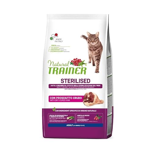 Trainer Natural Erwachsene Katze Sterilised mit Rohschinken 1,5 kg von Trainer Natural