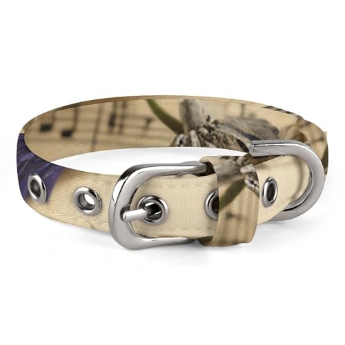 Haustier-Halsband, Musiknoten-Druck, Ganzjahres-Haustierhalsband, weiches Haustierhalsband, niedliches Haustierhalsband, leichtes Haustierhalsband, stilvolles Hundehalsband von LQPMNK