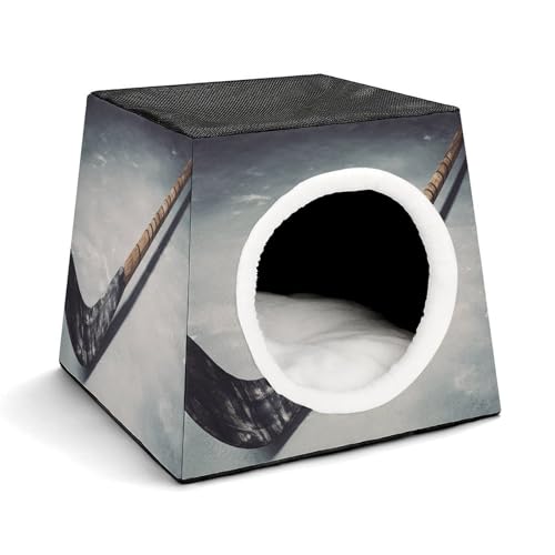 LQPMNK Tragbares Haustiernest für kleine Haustiere, Hockeyschläger-Druck-Kapsel-Design, Weltraumkapsel, Haustiernest, langlebiges Haustiernest, Haustierbett für Zuhause und Reisen LQPMNK Tragbares Haustiernest für kleine Haustiere, Hockeyschläger-Druck-Kapsel-Design, Weltraumkapsel, Haustiernest, langlebiges Haustiernest, Haustierbett für Zuhause und Reisen von LQPMNK
