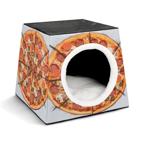 LQPMNK Tragbares Haustiernest für kleine Haustiere, I Love Pizza-Druck-Kapsel-Design, Weltraumkapsel, Haustiernest, langlebiges Haustiernest, Haustierbett für Zuhause und Reisen LQPMNK Tragbares Haustiernest für kleine Haustiere, I Love Pizza-Druck-Kapsel-Design, Weltraumkapsel, Haustiernest, langlebiges Haustiernest, Haustierbett für Zuhause und Reisen von LQPMNK
