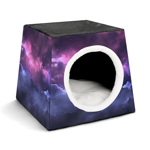 LQPMNK Tragbares Haustiernest für kleine Haustiere, Magische Galaxie Lila Druck Kapsel Design Weltraumkapsel Haustiernest Langlebiges Haustiernest Haustierbett für Zuhause und Reisen LQPMNK Tragbares Haustiernest für kleine Haustiere, Magische Galaxie Lila Druck Kapsel Design Weltraumkapsel Haustiernest Langlebiges Haustiernest Haustierbett für Zuhause und Reisen von LQPMNK