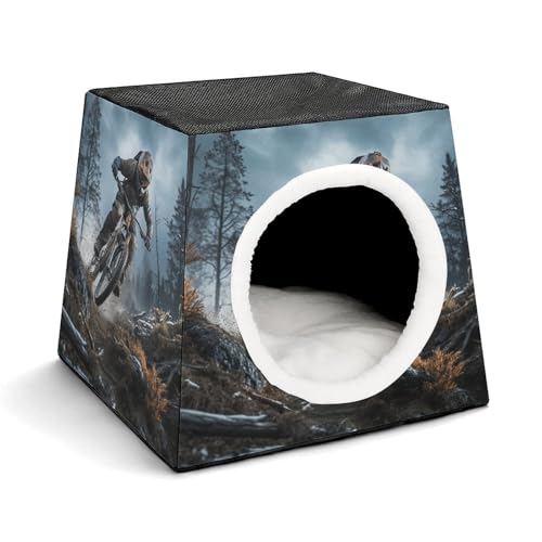 LQPMNK Tragbares Haustiernest für kleine Haustiere, Mountainbike-Turnierdruck-Kapsel-Design, Weltraumkapsel, Haustiernest, langlebiges Haustiernest, Haustierbett für Zuhause und Reisen LQPMNK Tragbares Haustiernest für kleine Haustiere, Mountainbike-Turnierdruck-Kapsel-Design, Weltraumkapsel, Haustiernest, langlebiges Haustiernest, Haustierbett für Zuhause und Reisen von LQPMNK