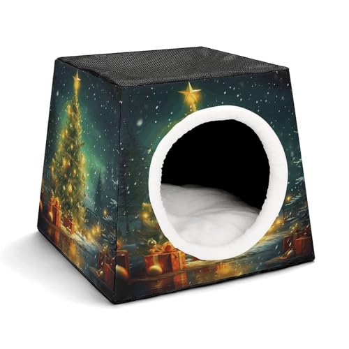LQPMNK Tragbares Haustiernest für kleine Haustiere, Weihnachtsbäume Druck Kapsel Design Weltraumkapsel Haustiernest Langlebiges Haustiernest Haustierbett für Zuhause und Reisen LQPMNK Tragbares Haustiernest für kleine Haustiere, Weihnachtsbäume Druck Kapsel Design Weltraumkapsel Haustiernest Langlebiges Haustiernest Haustierbett für Zuhause und Reisen von LQPMNK