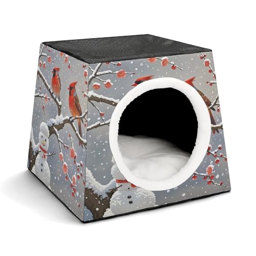 LQPMNK Tragbares Haustiernest für kleine Haustiere, Winter, Pflaumenblüten-Druck, Kapsel-Design, Weltraumkapsel, Haustiernest, langlebiges Haustiernest, Haustierbett für Zuhause und Reisen LQPMNK Tragbares Haustiernest für kleine Haustiere, Winter, Pflaumenblüten-Druck, Kapsel-Design, Weltraumkapsel, Haustiernest, langlebiges Haustiernest, Haustierbett für Zuhause und Reisen von LQPMNK