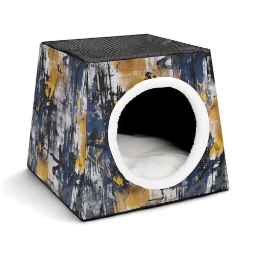 LQPMNK Tragbares Haustiernest für kleine Haustiere, marineblauer Farbdruck, Kapsel-Design, Weltraumkapsel, Haustiernest, langlebiges Haustiernest, Haustierbett für Zuhause und Reisen LQPMNK Tragbares Haustiernest für kleine Haustiere, marineblauer Farbdruck, Kapsel-Design, Weltraumkapsel, Haustiernest, langlebiges Haustiernest, Haustierbett für Zuhause und Reisen von LQPMNK