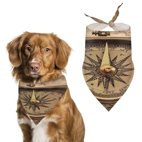 Strapazierfähiges Haustier-Halstuch, Dreieckstuch mit Kompass-Navigationsdruck, für Hunde und Katzen, weich, stilvoll und leicht zu waschen, ideal für Spaziergänge, Fotos und mehr Strapazierfähiges Haustier-Halstuch, Dreieckstuch mit Kompass-Navigationsdruck, für Hunde und Katzen, weich, stilvoll und leicht zu waschen, ideal für Spaziergänge, Fotos und mehr von LQPMNK