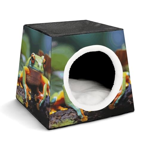 Tragbares Haustiernest für kleine Haustiere, schöne Baumfrösche Druck-Kapsel-Design, Weltraumkapsel, Haustiernest, langlebiges Haustiernest, Haustierbett für Zuhause und Reisen Tragbares Haustiernest für kleine Haustiere, schöne Baumfrösche Druck-Kapsel-Design, Weltraumkapsel, Haustiernest, langlebiges Haustiernest, Haustierbett für Zuhause und Reisen von LQPMNK
