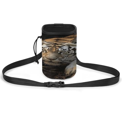 Vielseitiges Haustier-Trainingspaket, liegender Tiger-Druck, leichte Hundetrainingstasche, tragbares Haustierzubehör, ideal für Spaziergänge mit dem Hund Vielseitiges Haustier-Trainingspaket, liegender Tiger-Druck, leichte Hundetrainingstasche, tragbares Haustierzubehör, ideal für Spaziergänge mit dem Hund von LQPMNK