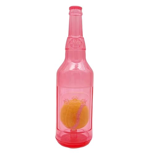 LQQDREX Crunch Play Flaschenspielzeug für Hunde - Interaktives Kauspielzeug, Wasserflasche Cruncher, Kunststoff Hundespielzeug von LQQDREX