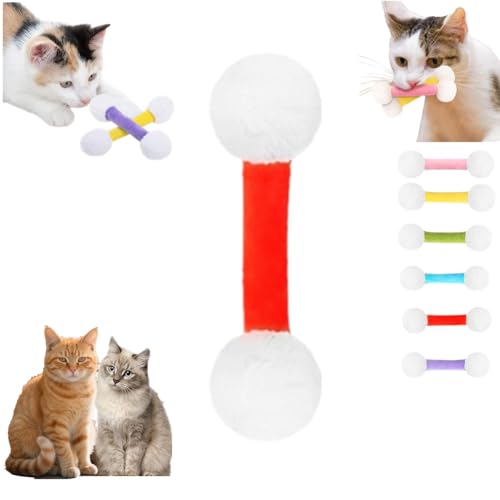 LQQDREX Q Tip Katzenspielzeug, Riesen Wattestäbchen Katzenspielzeug, Interaktives Katzen Kicker Spielzeug für Zahnreinigung, Stabiles Zahnen Kauspielzeug für Indoor Katzen, für Katzenliebhaber von LQQDREX