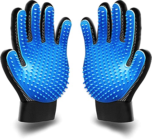 LQSSA Blau rechte Hand,Haustierpflegehandschuhe für Katzen, Hunde, Kaninchen, für langes, kurzes und lockiges Fell, Handschuhe zum Reinigen von Haustieren und zum Entfernen von Schuppen, weich LQSSA Blau rechte Hand,Haustierpflegehandschuhe für Katzen, Hunde, Kaninchen, für langes, kurzes und lockiges Fell, Handschuhe zum Reinigen von Haustieren und zum Entfernen von Schuppen, weich von LQSSA