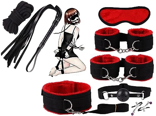 🅑🅓🅢🅜 Rot 8-teiliges Nylon-Bekleidungsset Für Das Gute Leben, Casual Games, Indoor Aktivitäten, Geschenke Für Männer Und Frauen 𝙎𝙚̣𝙭 𝘽σ𝙣𝙙α𝙜𝙚 🅑🅓🅢🅜 Rot 8-teiliges Nylon-Bekleidungsset Für Das Gute Leben, Casual Games, Indoor Aktivitäten, Geschenke Für Männer Und Frauen 𝙎𝙚̣𝙭 𝘽σ𝙣𝙙α𝙜𝙚 von LQSSA