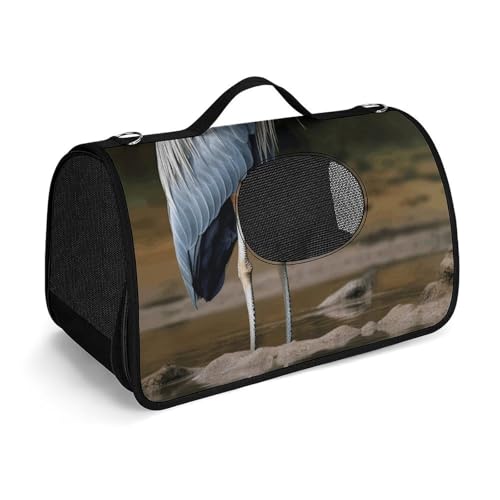 Haustier-Handtaschen, Reiher-bedruckte Haustier-Handtaschen, faltbare Haustier-Handtaschen, universelle Haustier-Handtaschen Haustier-Handtaschen, Reiher-bedruckte Haustier-Handtaschen, faltbare Haustier-Handtaschen, universelle Haustier-Handtaschen von LQWOK