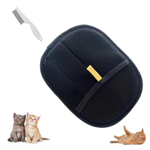 LQYDQSC Elektrostatische Tierhaarhandschuhe mit Feinem Kamm, Fell Magnet Handschuh, Waschbares Set for Teppiche, Sofa, Kleidung und Bettwäsche LQYDQSC Elektrostatische Tierhaarhandschuhe mit Feinem Kamm, Fell Magnet Handschuh, Waschbares Set for Teppiche, Sofa, Kleidung und Bettwäsche von LQYDQSC