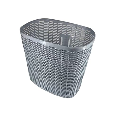 Fahrradkorb, Fahrradkorb Fahrrad Kunststoffkorb Weidenkorb Rattankorb Korb Auto Lady Auto Kunststoffkorb ohne Abdeckung(Gray) von LRFNKCT