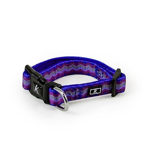 Niedliche Hundehalsbänder for kleine, mittelgroße und große Katzen, Hunde, Halsband mit Blumenmuster for männliche und weibliche Katzen breites hundehalsband(Tropical Rainforest,L 2.5 cm Width) von LRTVAOP