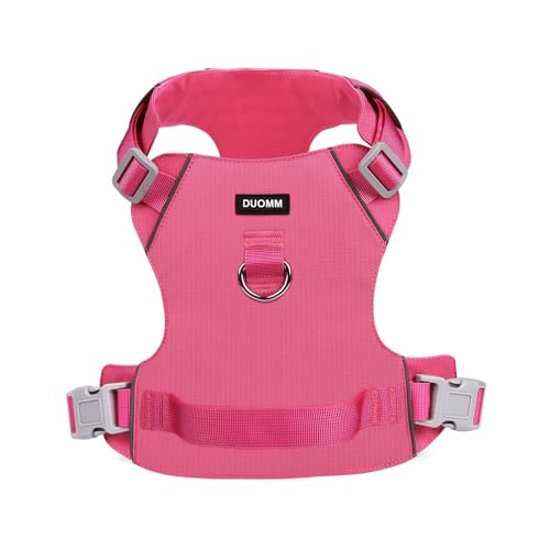 Nylon-Hundegeschirr, verbesserte wasserdichte Taktische Weste for kleine, mittelgroße und große Hunde, reflektierende Hundegeschirre breites hundehalsband(7,XS) von LRTVAOP