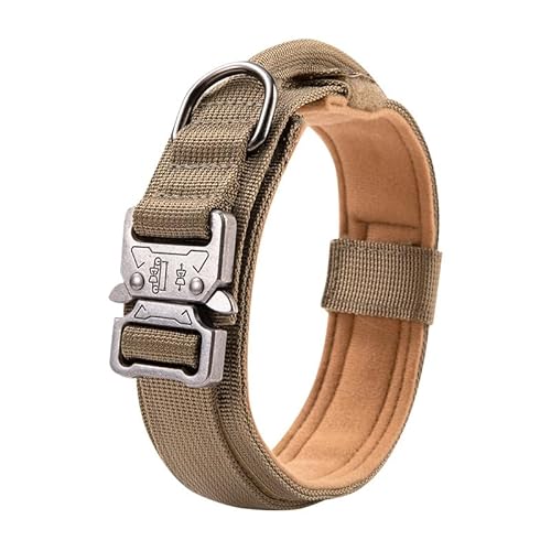 Robustes militärisches taktisches Hundehalsband, verstellbares Hundehalsband aus Nylon for das Training von Rottweilern, for mittelgroße und große Hunde(8,XL) von LRTVAOP