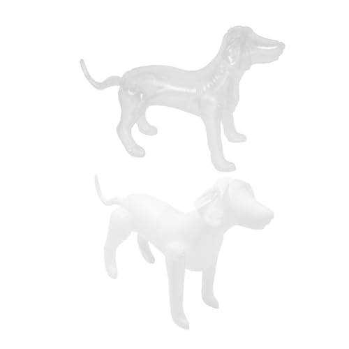 LRXIYODE 2 Stück Aufblasbarer PVC Hundemannequin Weiß Stehendes Modell Für Haustierkleidung Präsentation Dekoration Vielseitig Einsetzbar Leicht Zu Reinigen LRXIYODE 2 Stück Aufblasbarer PVC Hundemannequin Weiß Stehendes Modell Für Haustierkleidung Präsentation Dekoration Vielseitig Einsetzbar Leicht Zu Reinigen von LRXIYODE